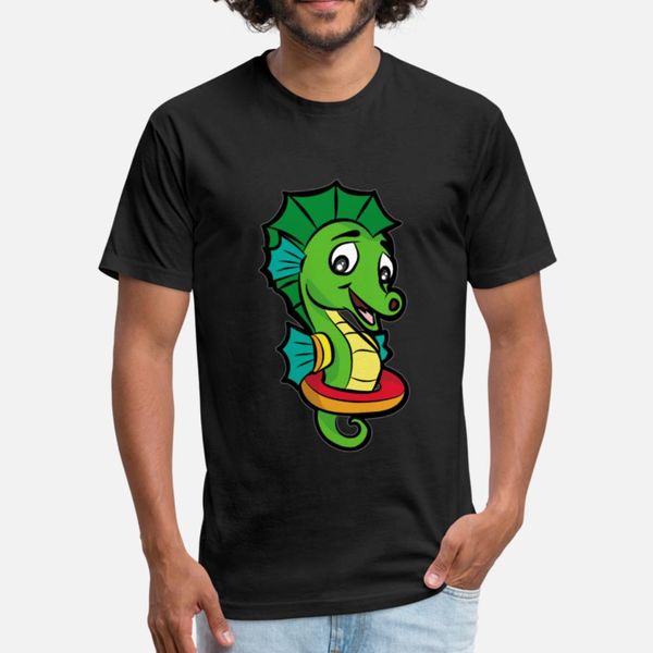 

sea horse swimming badge swimmer swim son daughter t shirt men customized cotton s-3xl standard sunlight new style spring letter shirt