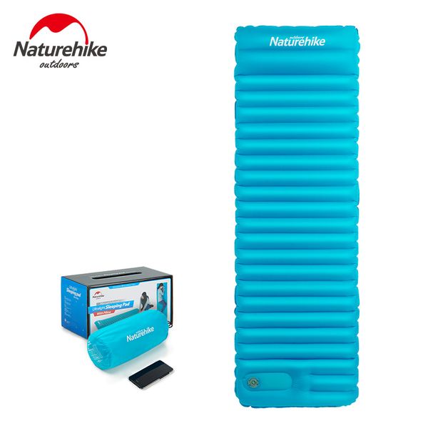 

outdoor pads naturehike 2021 camping thickening inflatable tent mat air mattress single double camp lunch break cushion