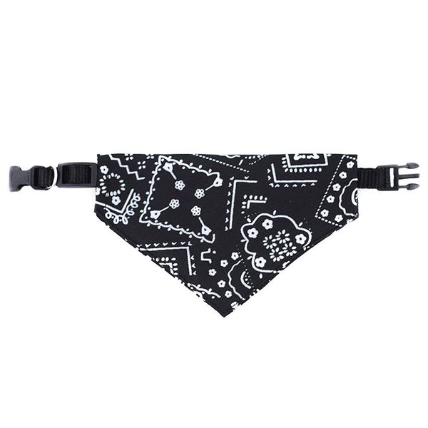 

strap adjustable print polyester neckerchief cute scarf bandana collar pet