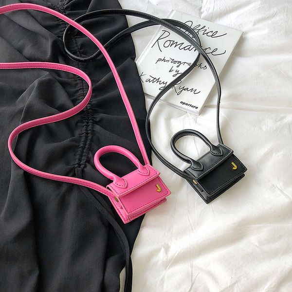 

mini candy color women shoulder bags letter applique adjustable coin tiny crossbody bag messengers handbag b614