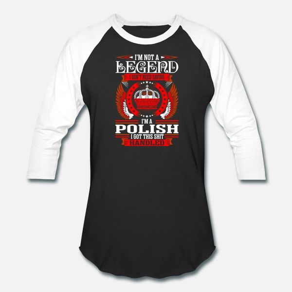 

im not legend polish t shirt men printed cotton size s-3xl trend fitness funny casual spring standard shirt