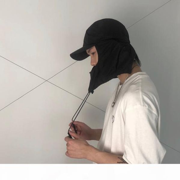 

2020fw a- logo designer street trendy duck tongue curved corner sunshade cap waterproof sunscreen fashion individual men and women's ca, Blue;gray