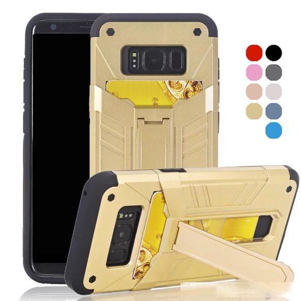 

hybrid kickstand anti shock defender armor case tpu+pc cover for iphone 6s plus iphone 7 s8 case