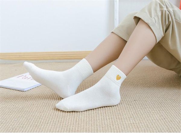 

socks sports geometric printed socks love sweet womens socks stretch solid color casual woman, Black;white