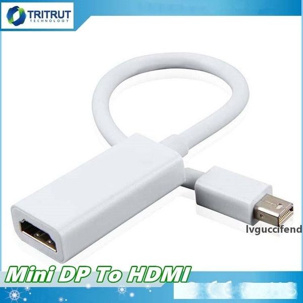 

thunderbolt mini display port displayport dp male to hdmi female mini dp to hdmi converter adapter cable for apple macbook pc mq50