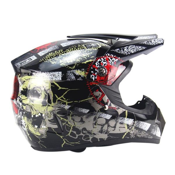 

professional racing motocross casque hors route motorcycle helmet black