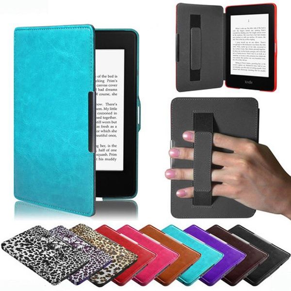 

cgjxsleather case cover funda with hand holder for amazon kindle paperwhite 1 /2 /3 (all versions :2012 ,2013 ,2014 ,new2015