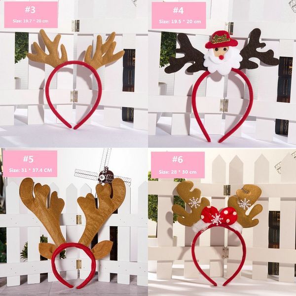 

новые рождественские украшения дети взрослых оголовье antler тиара девочка прекрасная принцесса рождество тиара 6 стилей по желанию