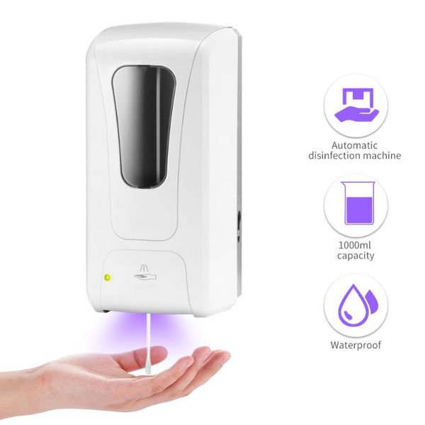 

spay automatic disinfection machine 1000ml automatic disinfection sprayer liquid soap dispenser smart sensor for kitchen bathroom