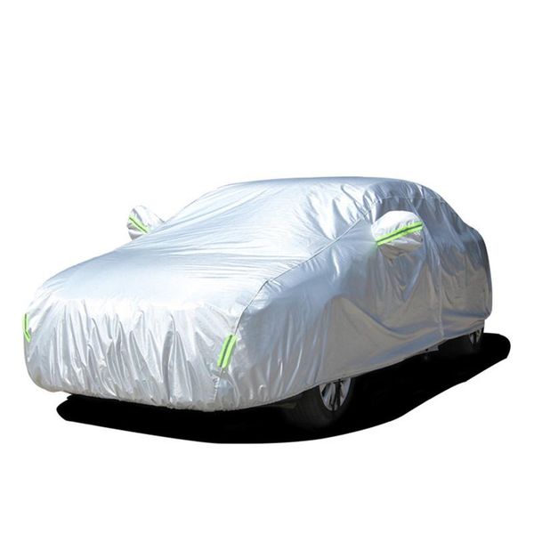 

universal car full cover reflective warning strips car cover ice rain snow dust waterproof anti-uv protective vehicle coat