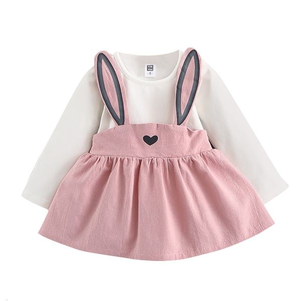 

clearance excelent new summer dress mesh girls 0-3 years old autumn baby kids toddler girl cute rabbit bandage suit mini dress z0205