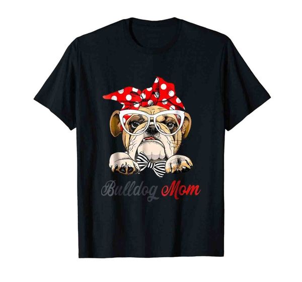 

bulldog mom funny loves dog 2019 brand new clothing mens fashion man cotton clothing o neck tees