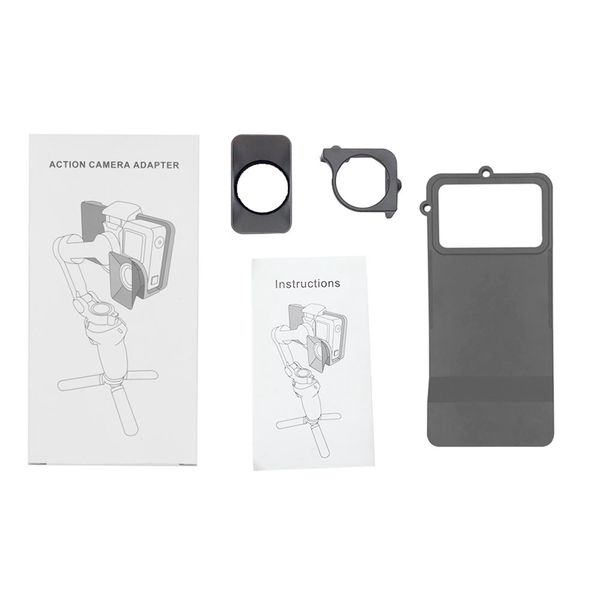

portable handheld adapter camera mount holder for dji osmo mobile 3 to for osmo action camera gimbal stabilizer accessories