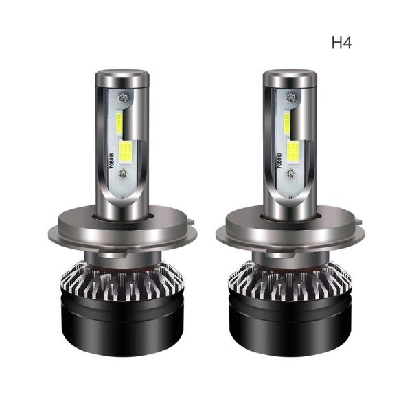 

car led light ev6 auto quick start headlight car led lamp 6000k h4 h7 socket light