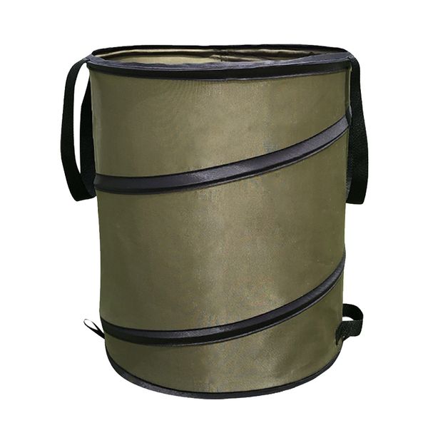 

gardening bag 10 gallon release buckle home collapsible container leaf trash can