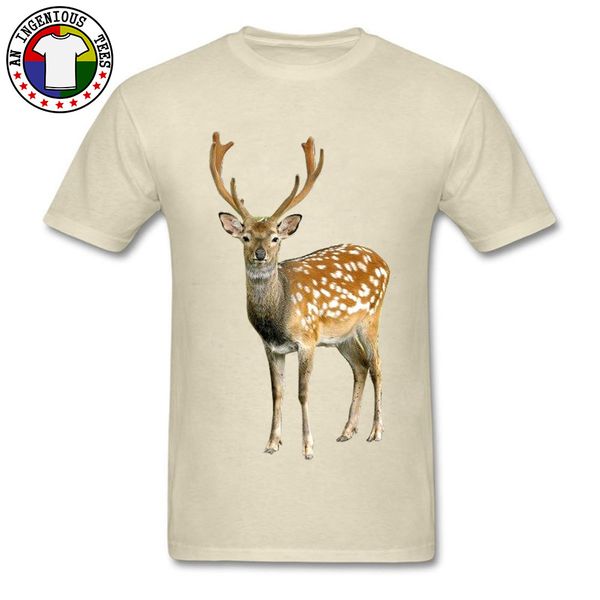 

grassland animal deer street men's & tees full cotton man t shirts fashionable casual big size tshirt ing