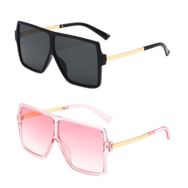 

large-framed sunglasses gradient big box sunglasses fashion atmosphere 2, Silver