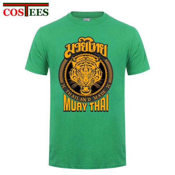 

sport muay thai tiger t shirt men round neck men mma thailand ultimate fighting martial art short sleeve design tshirt teenage t-shirt