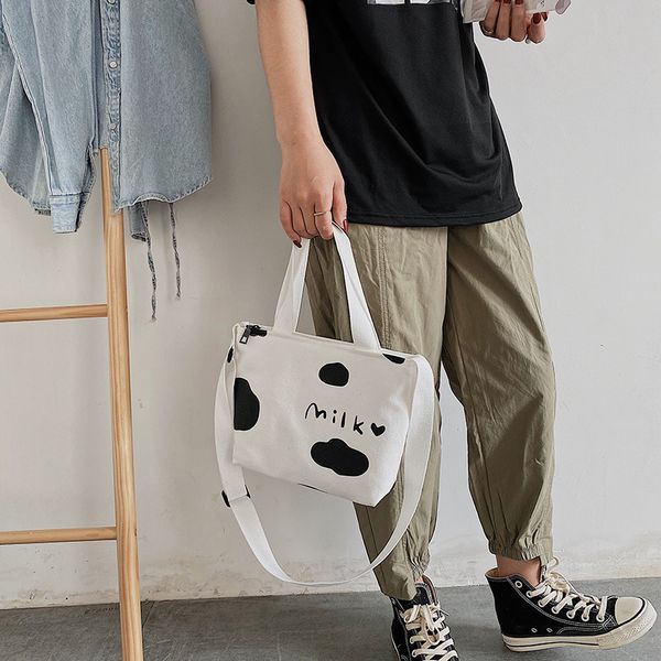 

2020 new fashion korean canvas bag cross-body canvas bag female shoulder female student