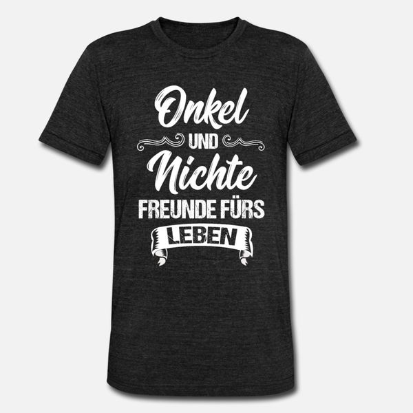 

uncle and niece friends for life family german t shirt men character 100% cotton crew neck homme anti-wrinkle comical summer style shirt