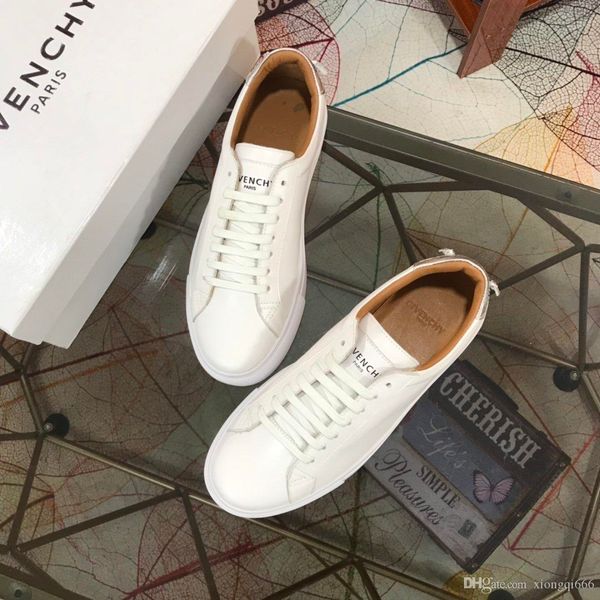 

luxury designer fashion men's casual sports shoes, comfortable and versatile casual sports shoe belt box, many colors, Red;white