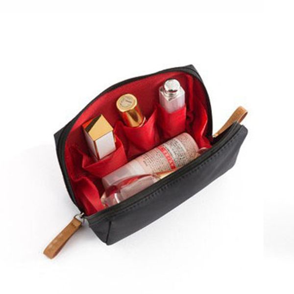 

solid fashion cosmetic bag women makeup bag pouch waterproof make up organizer case woman necessaire toiletry handbag
