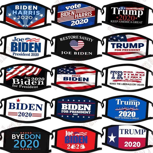 

biden harris face mask biden trump 2020 america election us president election masks dust-proof printing mask with 2 pcs filter stock