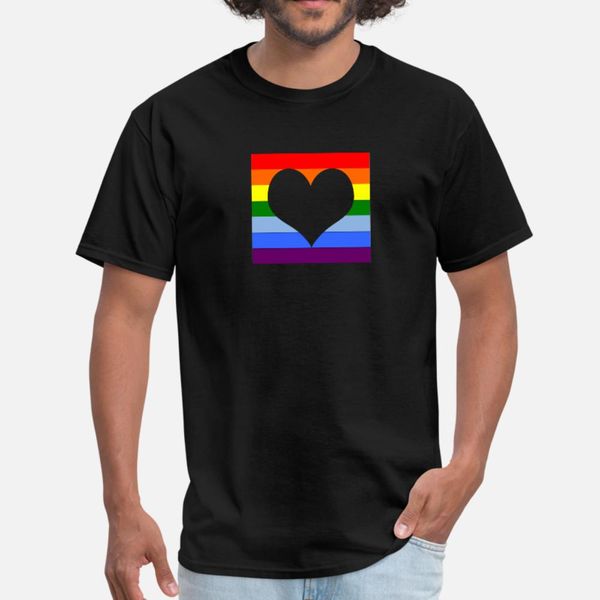 

lgbt flag with heart inside and dymabase logo t shirt men character short sleeve s-xxxl anti-wrinkle casual spring pattern shirt