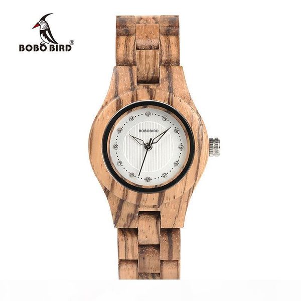 

bobo bird женщины деревянные часы senhoras assistir top brand зебрано кварцевые наручные timepiece o29 accept перевозку груза падения, Slivery;brown