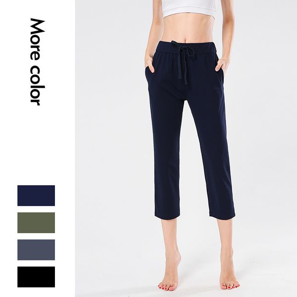 

naked feeling yoga seven points pants female female leisure running fitness pants straight cylinder breathable harlan loose sports pants