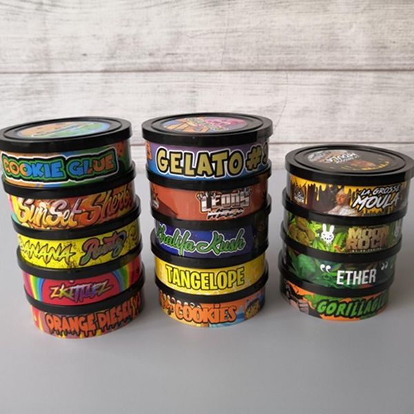 

pressitin herbtin moonrock candry cover black off cans and tuna peel clear lid cali tin 73.3*24mm qqds ebxts