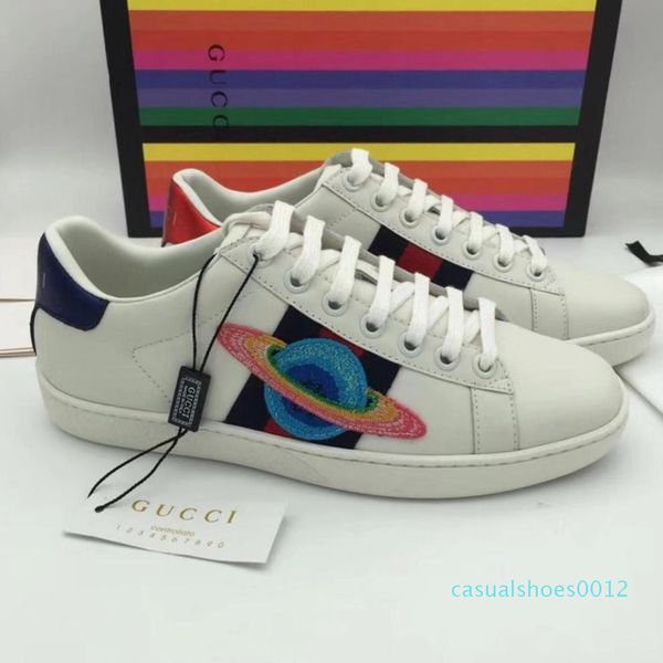 

729 2019 designer shoes luxury sneakers 3m reflective for girl women men pink gold red fashion comfortable flat casual shoe size 36-44 c12, Black