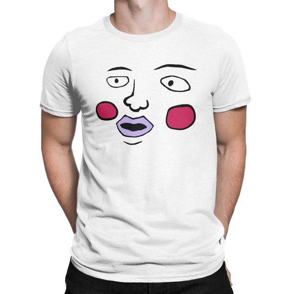 

cute dimple men t shirt japanese anime mob psycho 100 casual tee shirt short sleeve crew neck t-shirt pure cotton original