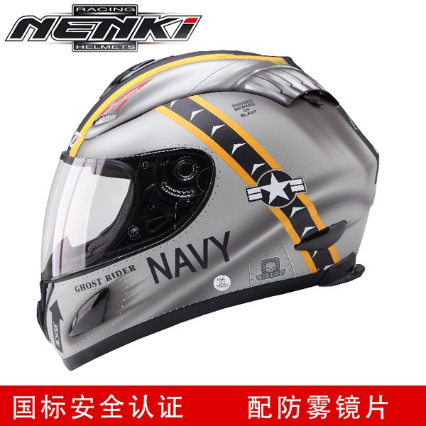 

nenki motorcycle helmet black moto full face retro scooter helmets motorbike riding helmet men motocross casco moto