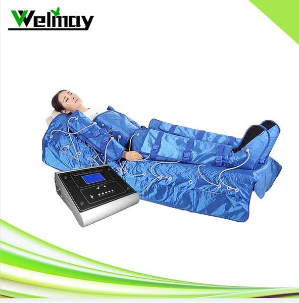 

pressotherapy lymphatic drainage air compression pressure massage portable 3 in 1 far infrared ems body slimming machine