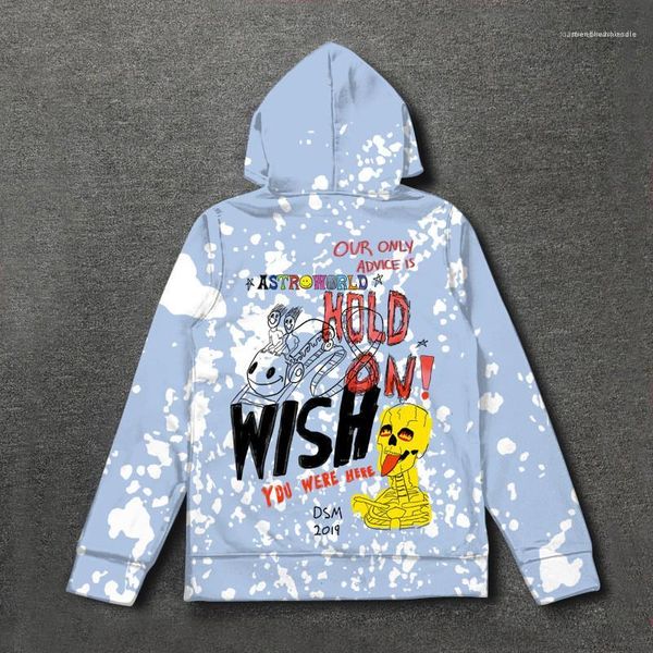 

travis scott astroworld casual pullover long sleeve loose sweatshirt male spring autumn clothing mens desisgner hoodies, Black