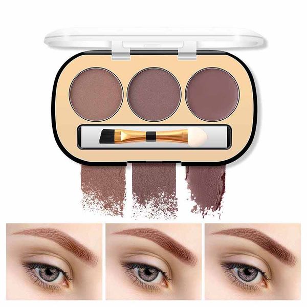 Miss Rose sobrancelha pó Palette Matte Paleta da sombra de Longa Duração impermeáveis ​​Olhos Maquiagem Cosméticos