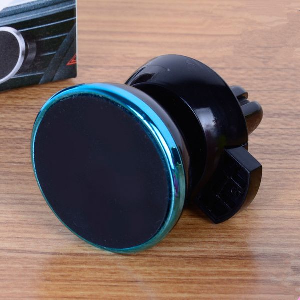 

strong magnetic car air vent mount 360 degree rotation universal phone holder with retail box suit for mobile phone smart phone