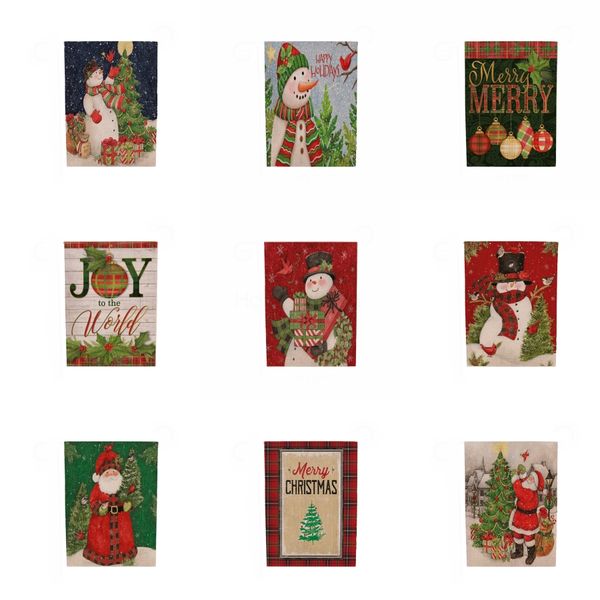 

new arrive christmas flags party supplies colorful banner christmas decorations home decor flags santa claus snow man xmas flag#166