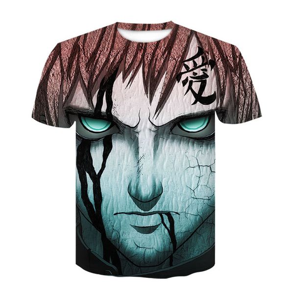 

3d naruto ghoul 3d print shirts plus size oversized hippie men clothing