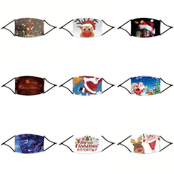 

fast ship children pm2.5 christmas mask active carbon filter breather valve pm2.5 face christmas mask for child kids pm2.5 filter christm#62, Black