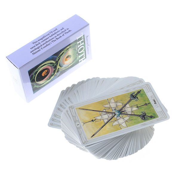 

78pcs alester crowley t tarot deck cards board deck games palying cards for party game,card games
