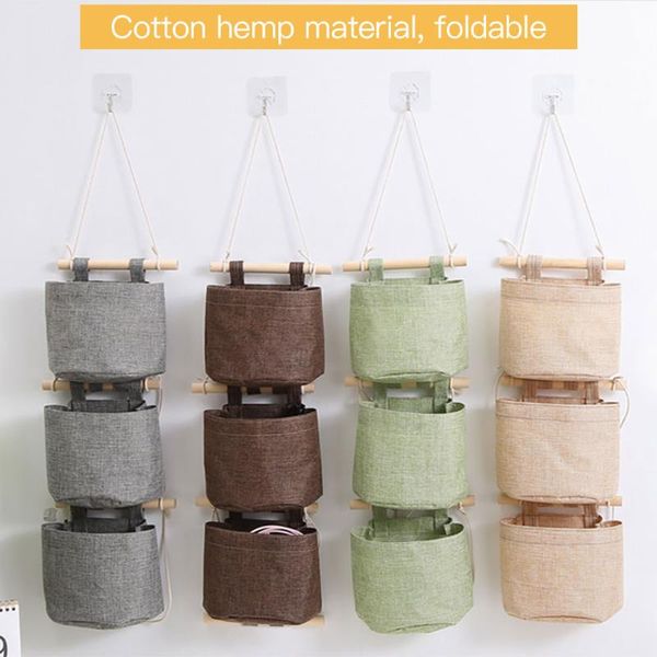 

home wall hanging organizer storage bag toys decor pocket pouch cloth sundries container save space storage supplies