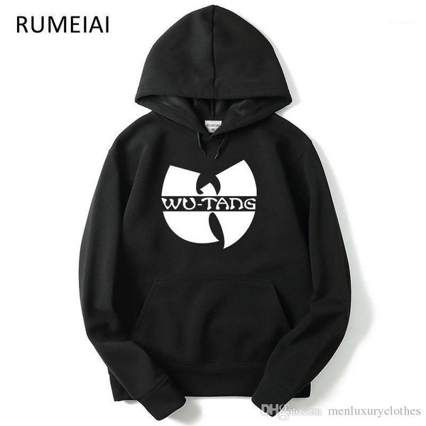 

designer harajuku sweatshirts winter hip hop wu-tang clan hoodies men women teenage, Black