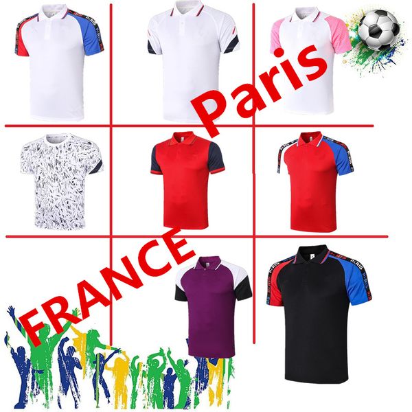 

2021 paris shirt football soccer jersey fashion mens kylian polo t shirts polo di design da uomo men cartoon t shirts jogging, Black;yellow