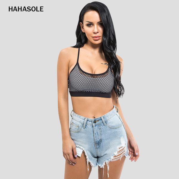 

hahasole sports yoga bra mesh breathable sports bra runing yoga workout padded shockproof quick dry fitness swa15198-40, White;black