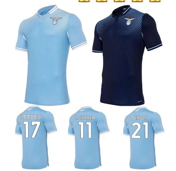 

new lazio soccer jersey 19 20 home blue away gray luis alberto wallace bastos immobile lulic 2019 2020 sergej football shirt third finals, Black;yellow