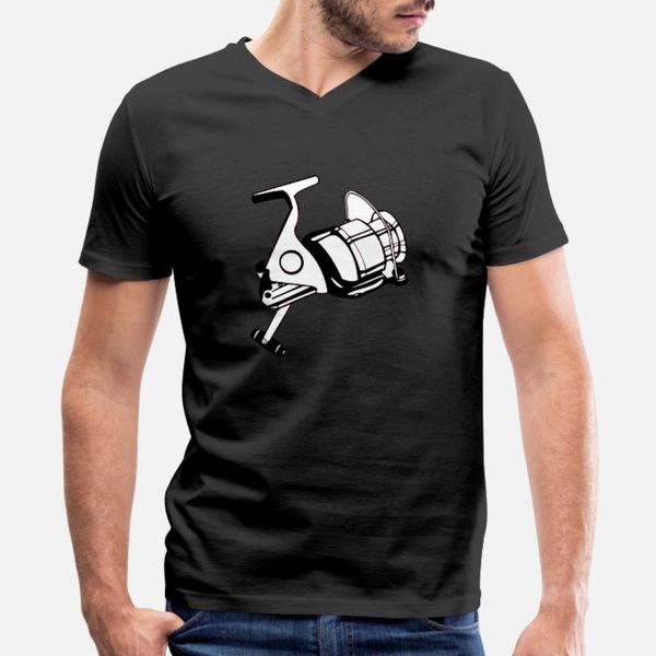 

spinner reel t shirt men character tee shirt round collar letter loose new style spring autumn natural shirt