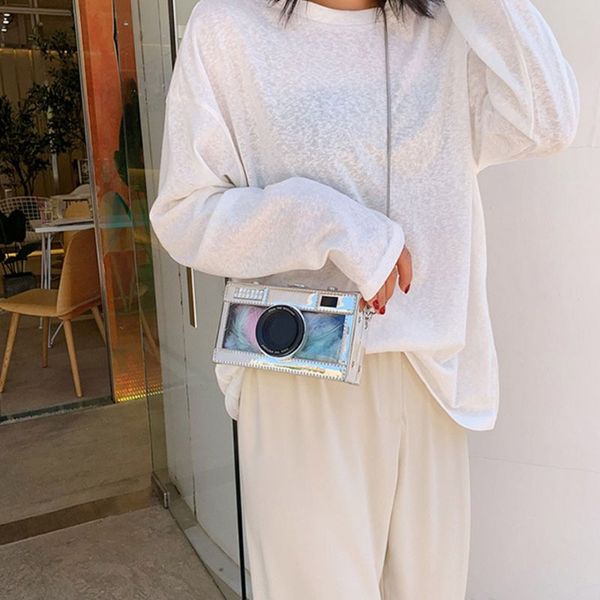 

женщины кожа pu камеры shaped плеча леди crossbody сумка tote сумка кошелек x7xc