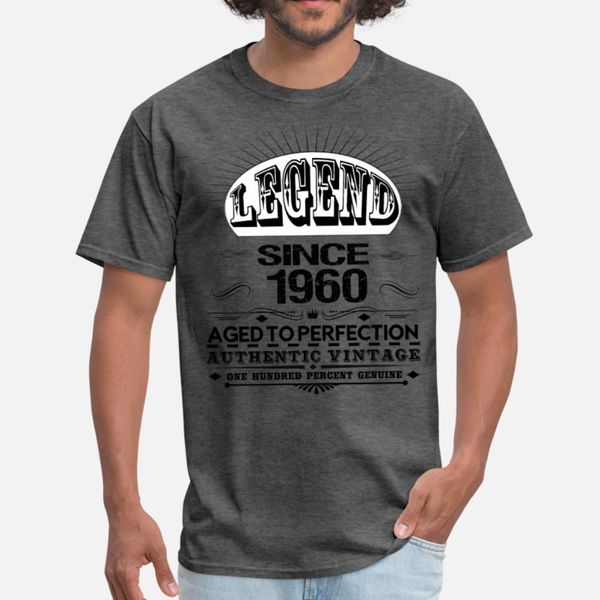 

legend since 1960 t shirt men designing cotton s-xxxl kawaii interesting funny spring standard shirt